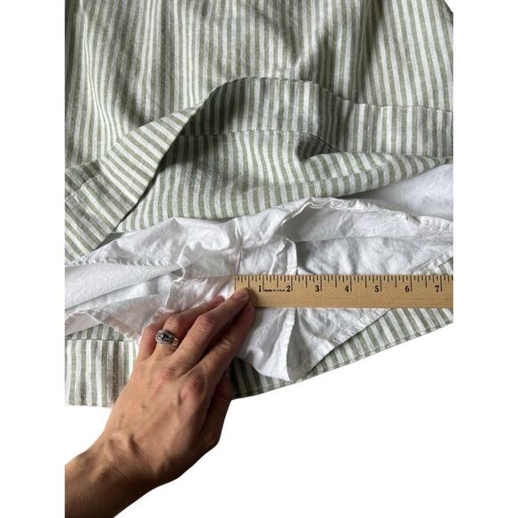 Abercrombie & Fitch Emerson Linen Blend Skort Romper size L Tall - Picture 8 of 11